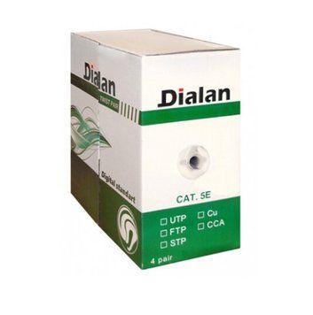 Кабель вита пара Dialan UTP Cat 5e PE 4 х 2 х 0.51 (DL305PEUTP-4p) H00000341778 фото