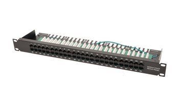Патч-панель VOLTRONIC 1U 50 &times; телефонный RJ-45 UTP кат. 3 (YT-PPU50-1U) H00000233306 фото