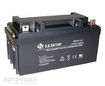 Аккумуляторная батарея B.B. Battery 65 Ач AGM 12 В (BP65-12/B2) H00000028829 фото