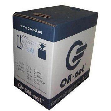 Кабель витая пара OK-Net UTP Cat 6 PVC 4 х 2 х 0,54 (49205m305) H00000040830 фото