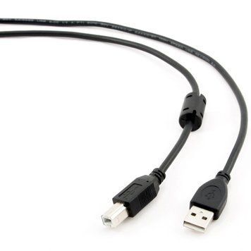 Кабель Cablexpert USB Type A - USB Type B 3 м USB 2.0 (CCFB-USB2-AMBM-3M) H00000180004 фото
