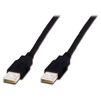 Кабель DIGITUS USB Type A - USB Type A 1.8 м USB 2.0 (AK-300100-018-S) H00000015772 фото