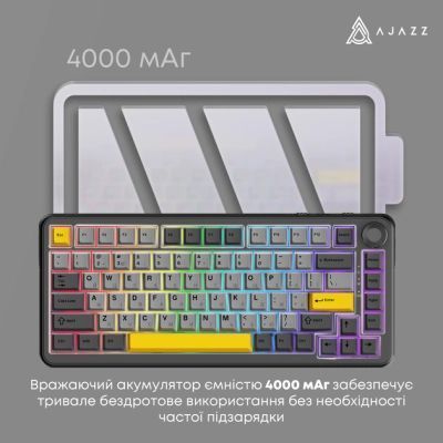 Мышь Ajazz (AK820MAX-DD-BGY) H00000486307 фото