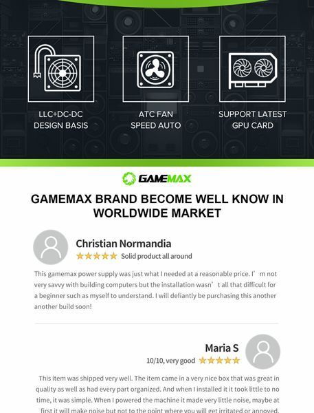 Блок питания GameMax (GX-650 Modular) H00000389133 фото