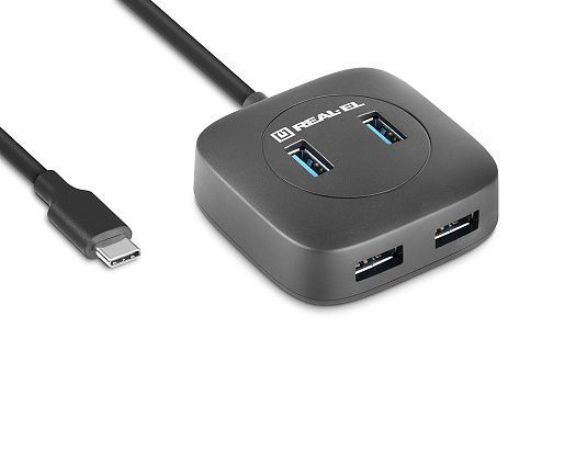 USB-хаб REAL-EL (EL123110011) H00000445862 фото