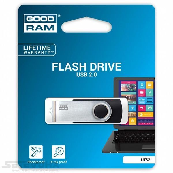 Флеш память USB GOODRAM UTS2 64ГБ USB 2.0 (UTS2-0640K0R11) H00000041205 фото
