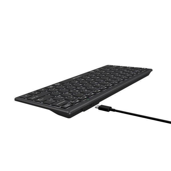 Клавіатура A4Tech провідна (FX61 USB (Grey)) H00000312620 фото