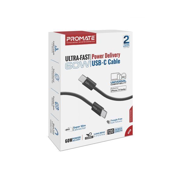 Кабель Promate (ecoline-cc120.black) H00000448540 фото