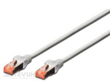 Патч корд DIGITUS UTP Cat. 6 0.5 м PVC Сірий (DK-1612-005) H00000015894 фото