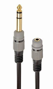 Кабель Cablexpert jack 6.3 мм - mini-jack 3.5 мм 0.2 м (A-63M35F-0.2M) H00000179692 фото