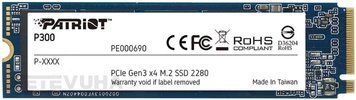 SSD диск Patriot P300 2ТБ PCIe 3.0 x4 М.2 2280 3D NAND TLC (P300P2TBM28) H00000032655 фото