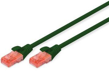 Патч корд DIGITUS UTP Cat. 6 10 м LSZH Зелений (DK-1617-100/G) H00000174700 фото