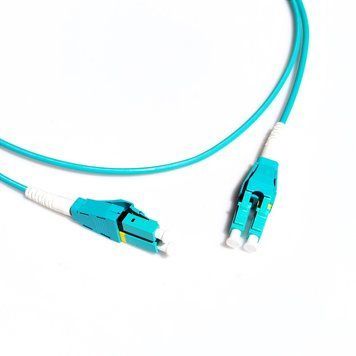 Патч-корд оптичний CMS LC-LC UPC MM(OM3) Duplex 3м (UPCU-3LCLC(MM)D(ON)) H00000340697 фото