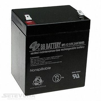 Аккумуляторная батарея B.B. Battery 5 Ач AGM 12 В (BP5-12/T1) H00000000256 фото