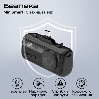 Повербанк Promate (powerup-trio.black) H00000482682 фото
