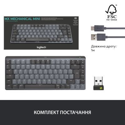 Клавіатура Logitech бездротова (920-010782) H00000321520 фото