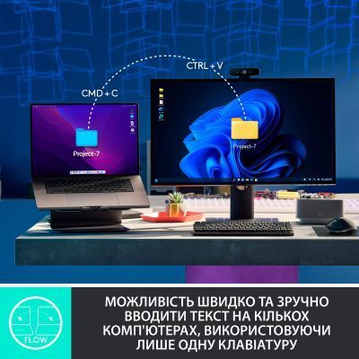 Клавіатура Logitech бездротова (920-010782) H00000321520 фото