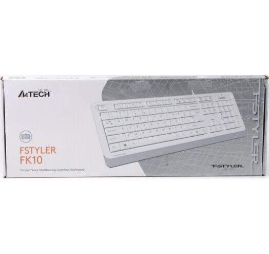 Клавіатура A4Tech провідна (FK10 (White)) H00000075729 фото