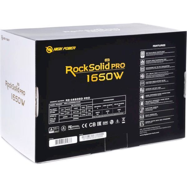 Блок питания QUBE (RS-1650GD PRO) H00000239548 фото