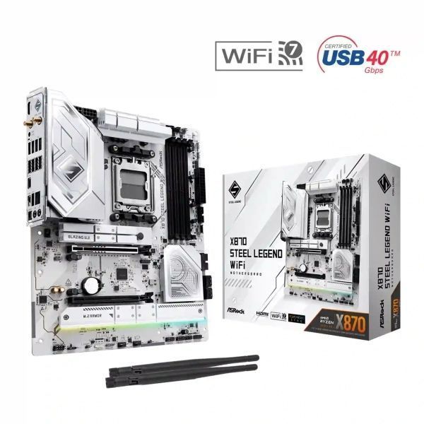 Материнська плата ASRock (X870 STEEL LEGEND WIFI) H00000446260 фото