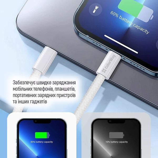 Кабель ColorWay (CW-CBPDCC061-GR) H00000447873 фото
