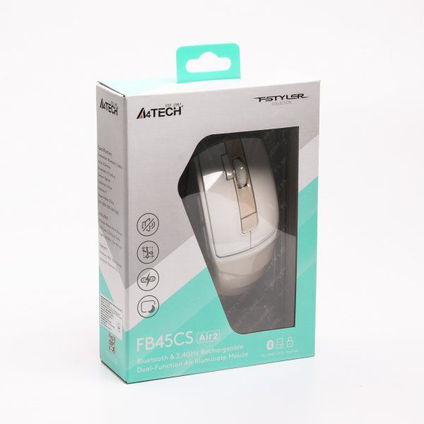 Мышь A4Tech (FB45CS Air2 (Cream Beige)) H00000457215 фото