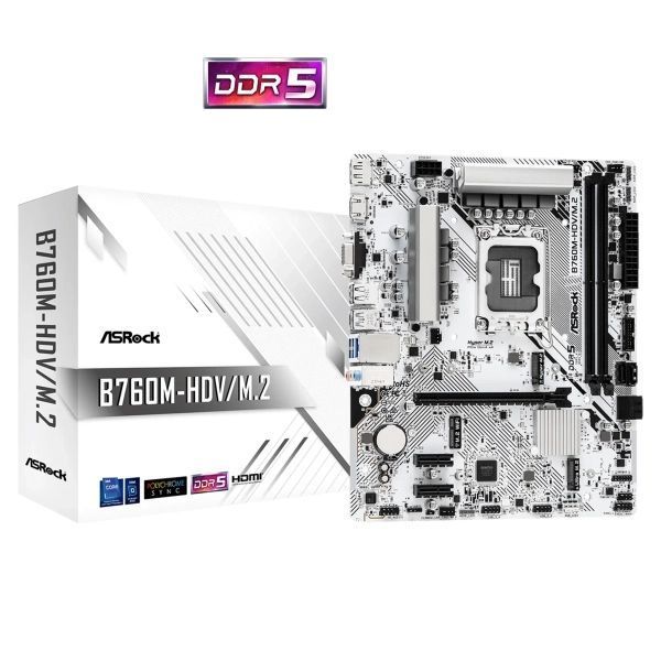 Материнская плата ASRock (B760M-HDV/M.2) H00000399156 фото