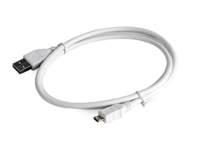 Кабель Cablexpert USB Type A - Micro-USB 1 м USB 2.0 (CCP-mUSB2-AMBM-W-1M) H00000180016 фото