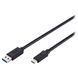 Кабель DIGITUS USB Type A - USB Type C 1 м USB 3.0 (USB 3.1 Gen 1) (AK-300136-010-S) H00000015780 фото 1