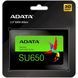 SSD диск ADATA Ultimate SU650 256ГБ SATA III 2.5" 3D TLC (ASU650SS-256GT-R) H00000040669 фото 5