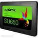 SSD диск ADATA Ultimate SU650 256ГБ SATA III 2.5" 3D TLC (ASU650SS-256GT-R) H00000040669 фото 3