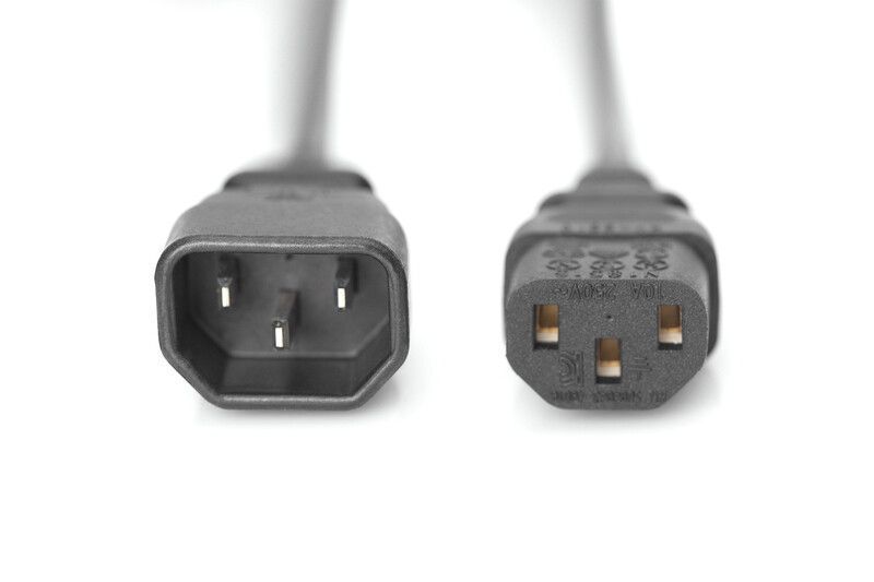 Кабель питания DIGITUS С14-С13 1,2м (AK-440201-012-S) H00000159843 фото