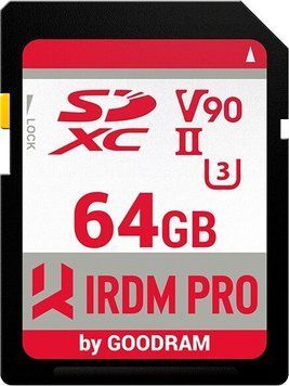 Карта памяти GOODRAM UHS-II U3 IRDM PRO microSDXC 64ГБ (IRP-S9B0-0640R11) H00000056092 фото