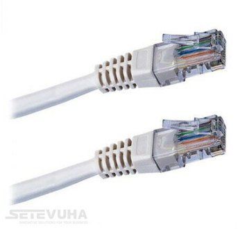 Патч корд Kingda UTP Cat. 5e 5 м PVC Сірий (PAUT3500) H00000003942 фото