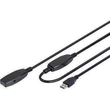 Кабель PowerPlant USB Type A - USB Type A 20 м USB 3.0 (USB 3.1 Gen 1) (CA912865) H00000179604 фото