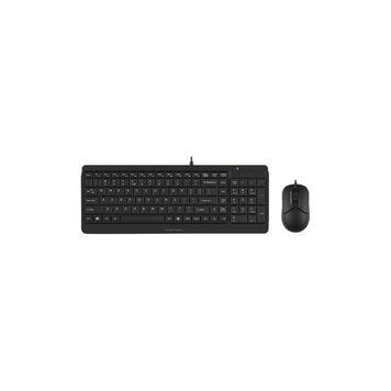 Клавіатура + миша A4Tech провідна (F1512 (Black)) H00000075699 фото