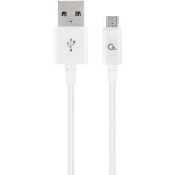 Кабель Cablexpert USB Type A - Micro-USB 1 м USB 2.0 (CC-USB2P-AMmBM-1M-W) H00000179887 фото