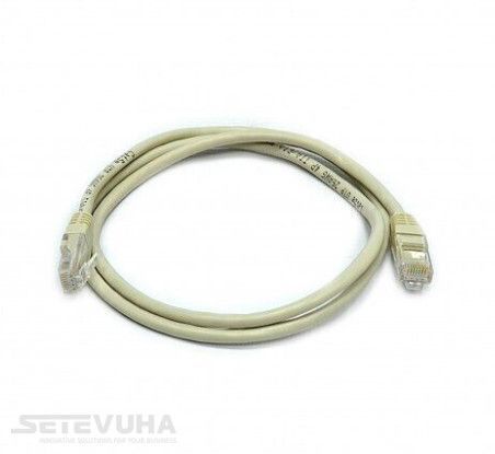 Патч корд Kingda UTP Cat. 5e 5 м PVC Сірий (PAUT3500) H00000003942 фото