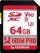 Карта пам'яті GOODRAM UHS-II U3 IRDM PRO microSDXC 64ГБ (IRP-S9B0-0640R11) H00000056092 фото 1