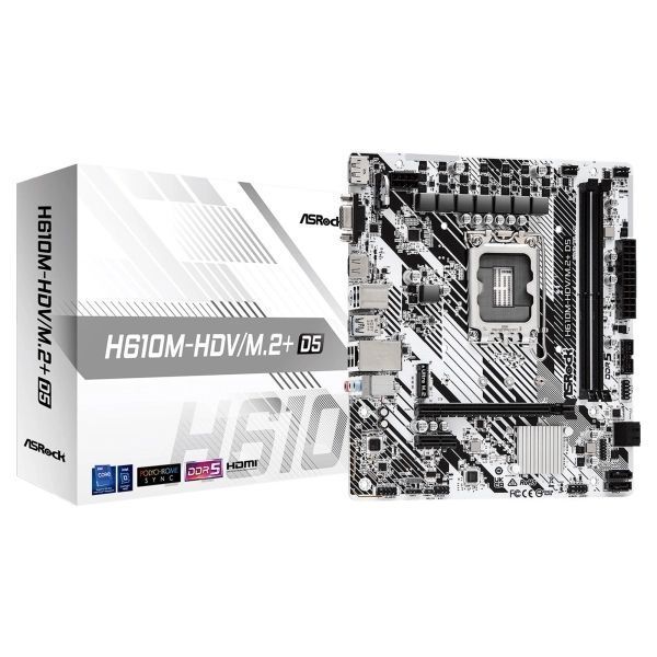 Материнская плата ASRock (H610M-HDV/M.2+ D5) H00000429120 фото