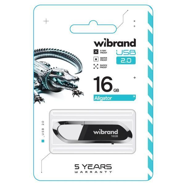 Флеш пам'ять USB Wibrand (WI2.0/AL16U7B) H00000460067 фото