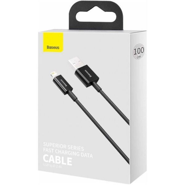 Кабель BASEUS USB Type A - Apple Lightning 1 м USB 2.0 (CALYS-A01) H00000180294 фото