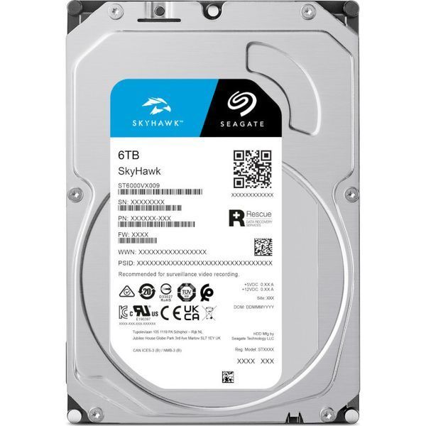 Жорсткий диск Seagate SkyHawk (ST6000VX009) H00000364670 фото