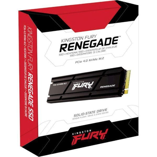 SSD диск Kingston Fury Renegade 1ТБ PCIe 4.0 x4 M.2 2280 (SFYRSK/1000G) H00000308105 фото