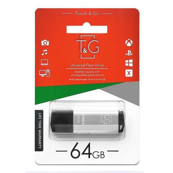Флеш память USB T&G (TG121-64GBSL) H00000329001 фото