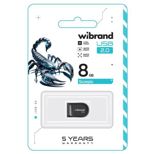 Флеш пам'ять USB Wibrand (WI2.0/SC8M3B) H00000460188 фото