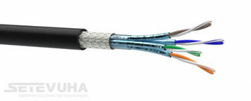 Кабель вита пара OK-Net S/FTP Cat 7 LSZH 4 х 2 х 0.56 (7935052m500) H00000022878 фото