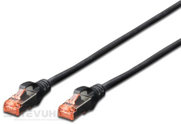 Патч корд DIGITUS S/FTP Cat. 6 2 м PVC Чорний (DK-1644-020/BL) H00000015837 фото