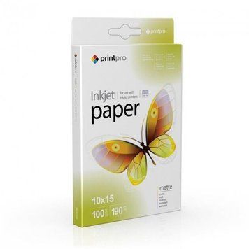 Бумага PrintPro 10x15 190 г/м&sup2; 100 шт. (PME1901004R) H00000177322 фото