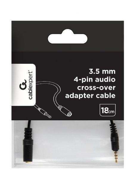 Кабель Cablexpert mini-jack 3.5 мм - mini-jack 3.5 мм 0.2 м (CCA-419) H00000447467 фото